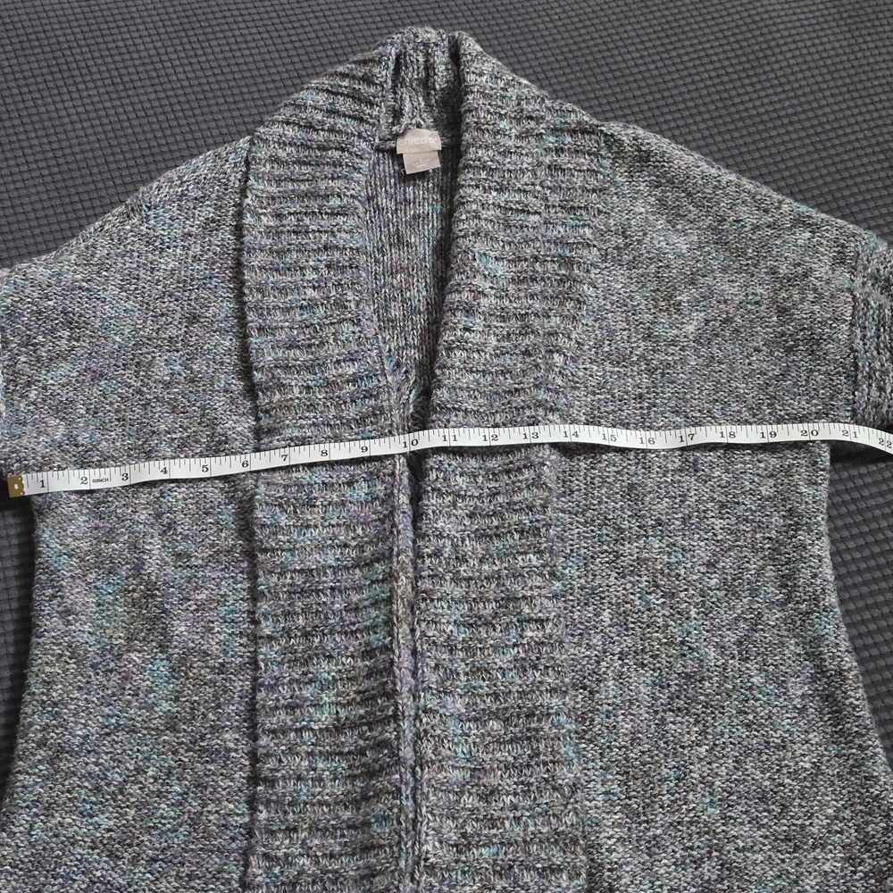 Chico's Multicolor Textured Cardigan - Picture 8 of 9